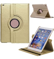 Apple iPad Mini 1 / Mini 2 / Mini 3 Uyumlu Döner Standlı Tablet Kılıfı (Gold)