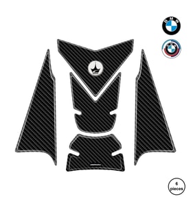 Grippatch - BMW F850 ADV 2025 ile Uyumlu Tank Pad Seti Kaydırmaz 6D Karbon 6 Parça GC70