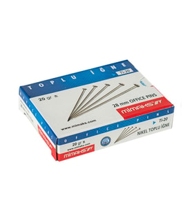 3 Adet Toplu İğne Tİ20 Süper Nikel 3x20gr