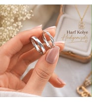 KİŞİYE ÖZEL ÇİFT ALYANS / HARF KOLYE HEDİYE
