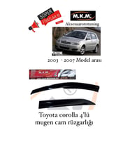 Toyota Corolla 2003-2007 Model Arası 4'Lü Mugen Cam Rüzgarlığı