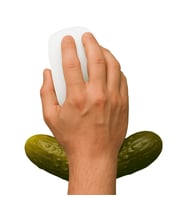 Mustard Kornişon Mouse Bilek Desteği (Yeşil)
