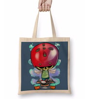 Skull Cute Bez Çanta Uzun Saplı