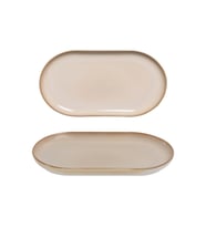 GÜRAL PORSELEN Bilbao 2 Adet 20x11 Cm Kayık Tabak Agate 969