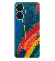 Realme C55 Kılıf Silikon Desen Özel Seri Ressam Sulu Boya 1600