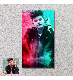 Çılgıntrend Kişiye Özel Gökkuşağı Fotoğraflı Mdf Tablo 20 x 28 cm