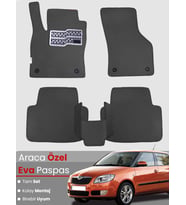 SKODA FABİA 2 (2007-2014) Uyumlu EVA Paspas Tam Set–Oto Paspas,Araca Özel,Kolay Montaj