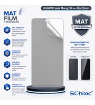 SChitec HUAWEI mai Mang 30 Uyumlu Ön Yüzey Mat Hidrojel Ekran Koruyucu