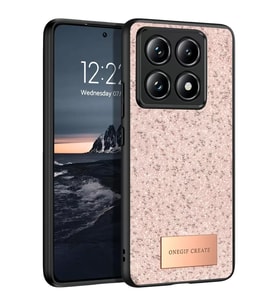 Onegif Mi 14T Pro Bright Simli Kapak - Pembe