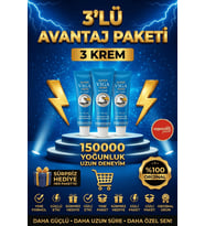 Viga 150000 Krem Geçiktirici Krem - 3 Adet - Gizli Kargo