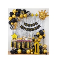 Çıtıpıtıstore 1 Yaş Kral Taçlı Doğum Günü Balon Set