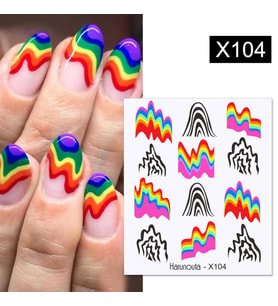 Su transferli nail art sticker X104 (53013-4)