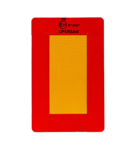 Mega Oto Market Opersan Reflektör Çekici Römork Tır Kamyon Tabel 1 mm Aluminyum Sac 22x36 cm Kısa Dikdörtgen 1 Adet