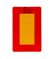 Mega Oto Market Opersan Reflektör Çekici Römork Tır Kamyon Tabel 1 mm Aluminyum Sac 22x36 cm Kısa Dikdörtgen 1 Adet