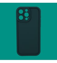 IPHONE 13 PRO; KENARI ÇIKINTILI, DARBE ÖNLEYİCİ, KAMERA KORUYUCULU LÜKS SİLİKON KILIF (Turkuaz)