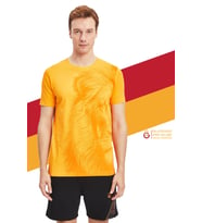 Galatasaray Orijinal Lisanslı Aslan Baskılı Sarı T-Shirt