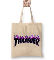 Thrasher Logo Bez Çanta Uzun Saplı