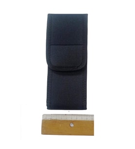 Telefon Kılıfı Büyük Boy Siyah Renk Cırtlı Dik Model 8x16 cm