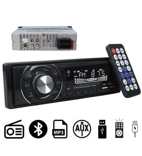 Carstar CS-950 Çift USB/SD/FM/AUX/Bluetooth Kumandalı Oto Teyp 4X60 Watt