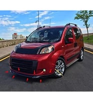 Fiat Fiorino Ön Lip Parlak Siyah Plastik Ön Ek Karlık karlık+bodykit+ek