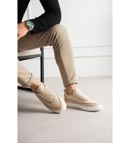 RS625 - Keten Erkek Spor Ayakkabı BEJ/BEJ