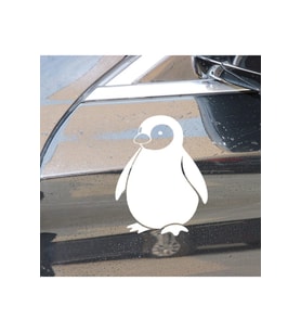 Sevimli Penguen Sticker 2 Parça Beyaz 12*16 Cm