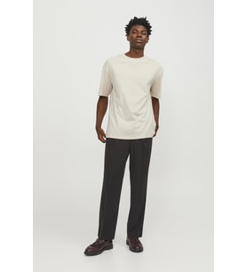 JJEBRADLEY TEE SS O-NECK NOOS (Bej)