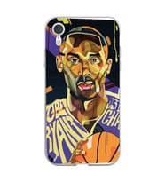 Iphone XR Uyumlu Kobe Bryant Tasarımlı Şeffaf Telefon Kılıfı