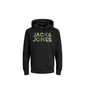 Jack & Jones Jjsoldıer Logo Sweat Hood 12189147 (Siyah)