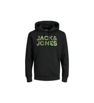 Jack & Jones Jjsoldıer Logo Sweat Hood 12189147 (Siyah)