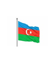 Azerbaycan Bayrağı 50x75cm (Çok Renkli)