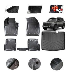Jeep Renegade 2022 Model 4D Bagaj Paspas Set