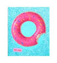 Büyük Boy Donut Simit Şişme Deniz Havuz Simidi Yüzme Simidi 90 Cm