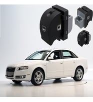AUDİ A4 TEKLİ CAM DÜĞMESİ ANAHTARI 2002--2008