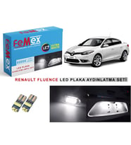 Renault Fluence LED Plaka Aydınlatma Ampul Seti FEMEX Parlak Beyaz