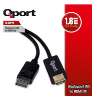 QPORT QPORT Q-DPH DISPLAY PORT TO HDMI ÇEVİRİCİ