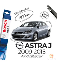 Bosch Rear Arka Silecek Opel Astra J 2009-2015 ile uyumlu (Siyah)