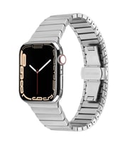 Apple Watch 40mm Uyumlu Kordon Metal Paslanmaz Klipsli KRD-79 Kayış