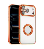 Apple iPhone 17 Pro Max Kılıf Kamera Korumalı Logo Gösteren Zore Omega Kapak