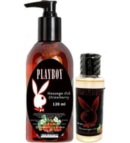 Süper Aromaterapi Çilek Massage Oil 120 ml Çilek Aromalı Massage Vücut Yağı 50 ml