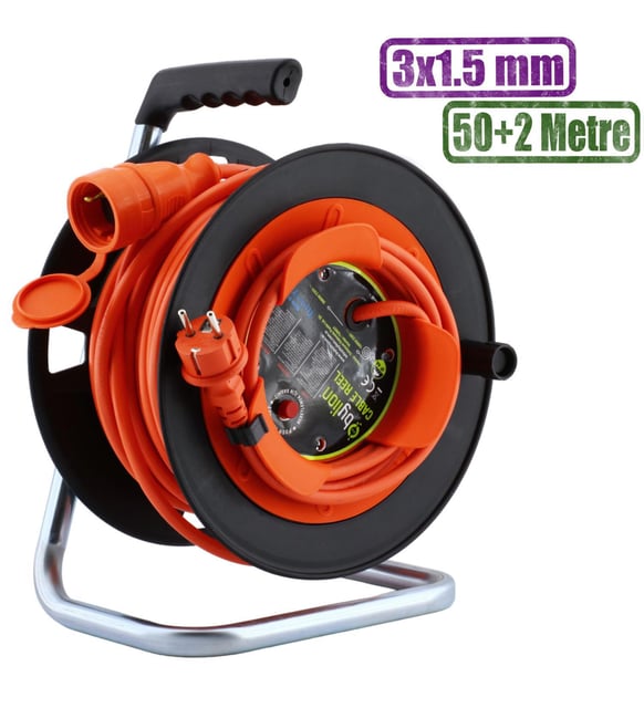 Makaral Seyyar Kablo Uzatma Kablosu 3x1 5 Mm TTR Kablo 50 2 Metre makaral-seyyar-kablo-uzatma-kablosu-3x1-5-mm-ttr-kablo-50-2-metre