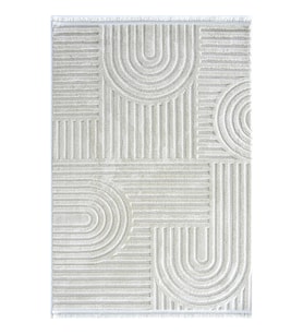 Hoom Rugs Step 2213 Krem İskandinav Halı