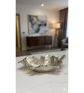 FINY DEKORATIF TABAK SILVER 33X19X9 CM