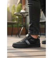 Enoch Erkek Şeritli Günlük Spor Ayakkabı - Rahat Kalıp Sokak Sneaker