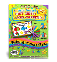 Okul Öncesi Cırt Cırtlı KES-YAPIŞTIR Seti