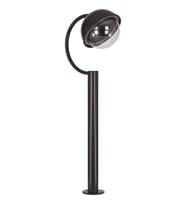AVONNI BSU-68064-BSY-M2 Siyah Boyalı Dış Mekan Aydınlatma E27 Aluminyum Döküm Dip Polikarbon Cam 45cm