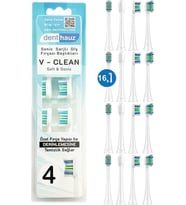 V Clean Sonic Soft Temizlik - Philips Sonicare Uyumlu 16 Adet Yedek Başlık