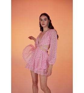 Markano Pinky Elbise Pembe