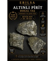 Sertifikalı Altınlı Pirit Taşı Kütle 60-80 mm Büyük Boy Koleksiyonluk Doğal Taş
