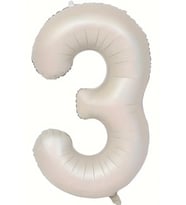 Beysüs Krem Rengi 3 Rakam Folyo Balon 80 cm